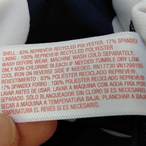 Cat & Jack NWT Swimsuit Girl One Piece SZ Med Plus - Picture 7 of 7